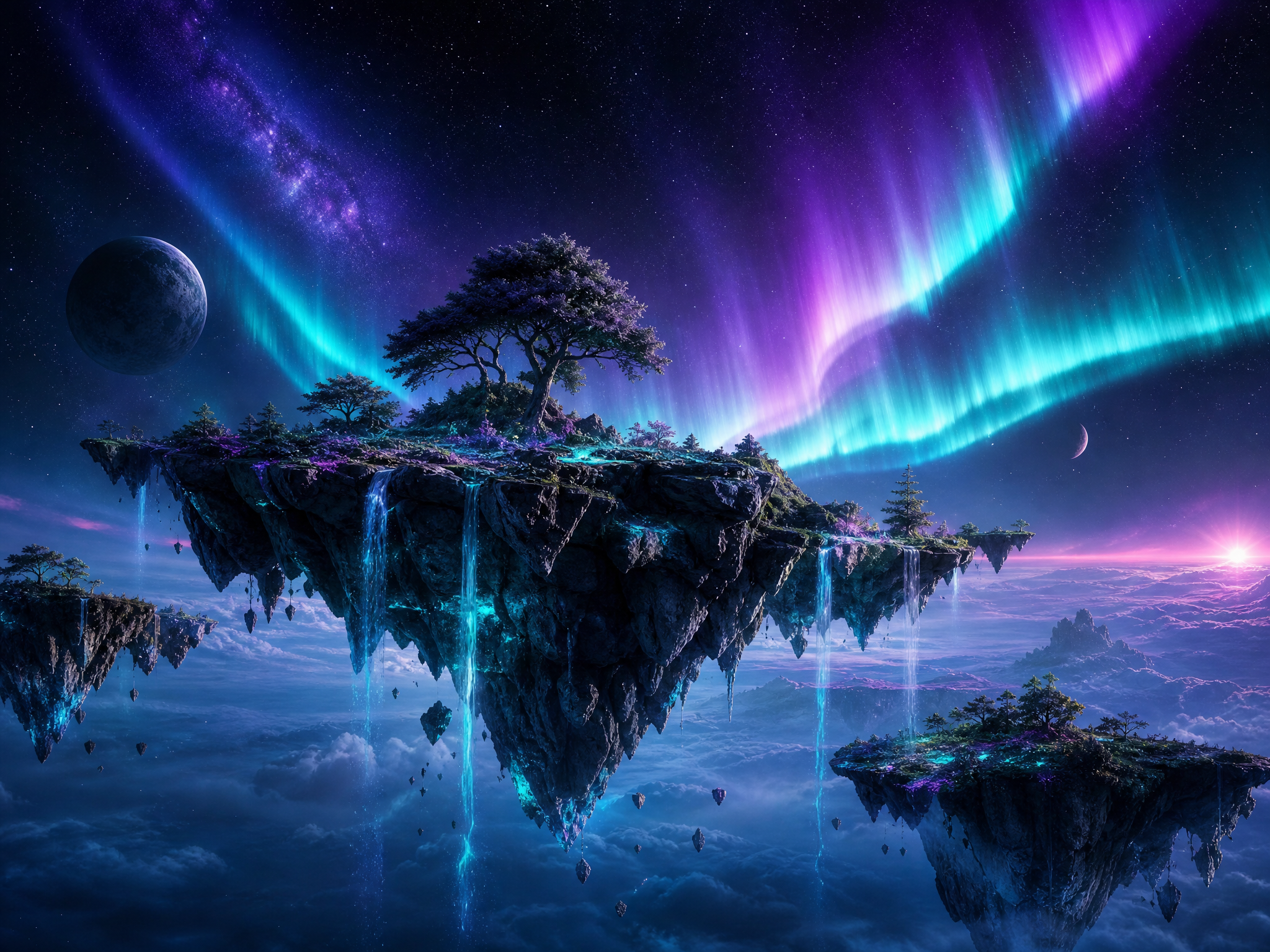 Художественный пейзаж — результат Midjourney